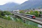 Der Dispopendel von Lausanne machte heute einen  Ausflug  als EC Ersatzentlastungszug nach Domodossola.