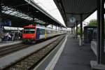 Der RBDe 562 Pendel welcher als Reservependel in Lausanne stationiert ist verkehrte am Vormittag mehrmals als Shuttlezug Lausanne-Biel.