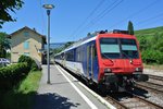 Die Regionalzüge Genève - La Plaine werden in der Regel tagsüber mit zwei RABe 522 (Flirt) geführt.