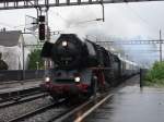 Dampflok DB 50 3673 als Extrazug unterwegs am 2.