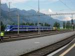 Ein Israelischer Schnellzug weilt wegen Testfahren in der Schweiz.