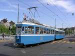 Das  Kurbeli  bei der Tramparade am Limmatquai.