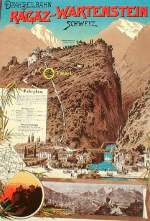 Standseilbahn Bad Ragaz-Wartenstein(1882-1965) Hier abgebildet auf einer alten Ansichtskarte.(Archiv P.Walter) 