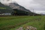 Die Ae 4/7 10997 erreicht am 18.9.10 mit dem Swiss Classic Train Erstfeld.