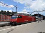 Re 460 065-6 ''Rotsee'' am 25.7.2010 in St.