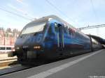 Re 460 021-9 ''2316'' am 22.3.2011 in St.Gallen, wo wir im Rahmen einer Login-Schulungsfahrt auch die passende Lok erhielten...
