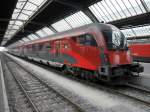 ÖBB / Railjet - Steuerwagen 73 81 80-90 715-1 mit Zugsganitur in HB Zürich am 30.11.2014