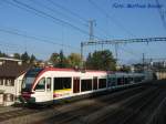Seethal GTW bei der Einfahrt in den Bahnhof Luzern, am 18.10.08