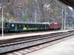 SBB Re 420 11204 mit PKW-Tunnel-Zug am 12.11.2006 im Grenzbahnhof Iselle, diese Zge fahren nur von Brig nach Iselle durch den Simplon-Tunnel, in diesen Personenwagen knnen auch Fugnger, Radfahrer,