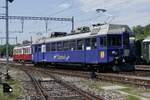 ABe 4/4 vom Tunnelkino am 1.8.17  beim durchfahren vor dem Depot Koblenz.