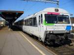 Steuerwagen BDt 50 48 80-35 195 bei der Durchfahrt im Bahnhof von Samstagern am 11.03.2007