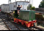 Feld und Werkbahn Freunde in Otelfingen am Tag der offenen Tür unterwegs mit einer Jung EL 105 und Lohre auf dem Areal in Otelfingen am 14.09.2019