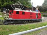 Die HGe 4/4 32 der FO hat die Zahnradrampe überwunden und fährt in den Bahnhof von La Prairie ein. So gesehen im Swiss Vapeur Parc.

Foto: Luka Streck
Bouveret, 16.07.2020