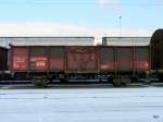 SBB - Gterwagen Typ Es 21 85 519 5 504-8 im Gterbahnhof von Biel am 19.12.2009