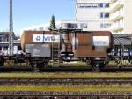 SBB - Güterwagen vom Typ  Zcs 23 85 736 6 901-3 abgestellt im Bahnhof von Herzogenbuchsee am 04.01.2015