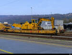 Vanoli Gleisbau - Vaas 99 85 95 83 014-7 abgestellt im SBB Güterbahnhof von Biel am 15.04.2022