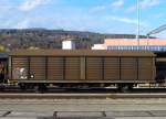 SBB Gterwagen Hbis-ww 21 85 225 2 293-5 im SBB Gterbahnhof von Biel-Bienne am 18.11.2006
