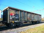 SBB - Gterwagen Typ  Eaos  31 85 532 0 647-1 in Aarberg am 16.01.2011