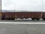 SBB - Gterwagen vom Typ  Eanos 31 85 537 7 291-0 im Gterbahnhof Biel am 03.02.2013