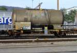 SBB - Zisternenwagen Zs 23 85 735 5 829-1 in SBB Gterbahnhof von Biel / Bienne am 05.11.2006