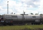 Mit Schweröl beladener Kesselwagen Zaens Nr.: 33 RIV 85 CH-VTGCH 7970 314-5 fährt in Kesselzug eingereiht am 26.06.2016 durch den Rbf Hannover-Linden.
