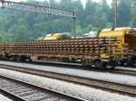 SBB - Beladener Dienstwagen Xas 80 82 98 52 422-7 in Wolhusen am 02.08.2008