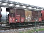 SBB - Dienstwagen X 40 85 94 22 509-1 im Betriebsareal der SBB Werksttte ( Industriewerk SBB ) Biel-Bienne am 02.11.2008