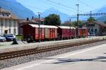 Alte gedeckte G�terwagen am 09.07.26 in St.