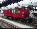 SBB - Oldtimer Postwagen Z 223 im HB Zürich am 12.09.2021