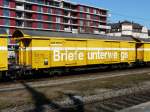Schweizer Post - Gterwagen Z 50 85 00-33 278-0 in Gossau am 01.03.2012