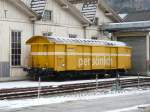 Schweizer Post - Postwagen  Typ Z 50 85 00-33 257-4 abgestellt in Olten am 24.02.2013