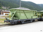 MGB - Schotterwagen Fd 2785 abgestellt in Zermatt am 23.07.2016