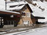 Das Bahnhofsgebude der FO in Realp (17.3.2010)