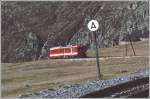 BDeh 2/4 und ABt beim Zahnstangenanfang in N�tschen, immer noch ohne Schnee.