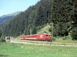 MGB exFO GLACIE-EXPRESS 900 von Brig nach Disentis am 07.08.1992 bei Sa.
