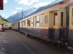 Alpine Classic Pullman Express un Gourmino Wagen in Zermatt.