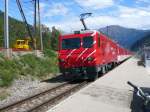 Regionalzug nach Brig am 16.8.2007 in Eyholz