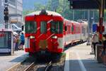 Matterhorn Gotthardbahn Steuerwagen am 10.07.26 in Brig 