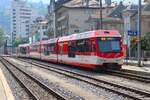 Matterhorn Gotthardbahn ABDeh 4/8 Wagen 2001 am 09.07.26 in Brig 