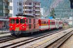 Matterhorn Gotthardbahn FO Deh 4/4 II Gep�cktriebwagen 94 am 10.07.26 in Brig 
