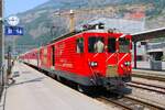 Matterhorn Gotthardbahn FO Deh 4/4 II Gep�cktriebwagen 94 am 10.07.26 in Brig 