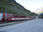 ABDeh 8/8 2042 ''Visp'' am 3.8.2012 abgestellt in Zermatt.