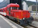 MGB - Rangierlok Gm 3/3  71 in Visp am 14.08.2015