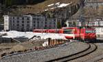 HGe 4/4 II 107  Grimsel  ex FO vor der Armeekaserne Andermatt.