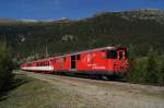Deh 4/4 I 55 verl�sst am 15.9.11 Oberwald und wird in K�rze in den Furka-Basistunnel einfahren.