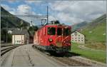 Der MGB Deh 4/4 55 verlsst mit seinem Regionalzug Hospental Richtung Gschenen.
29. Aug. 2013