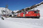 Autoverlad Oberalp der Matterhorn Gotthard Bahn (MGB).