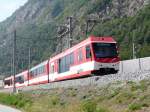 MGB - Regio nach Brig mit dem Triebzug ABDeh 4/10 2011 auserhalb Brig am 25.09.2009