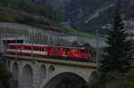 Deh 4/4 I 93 verlsst am 15.9.11 Gschenen in Richtung Andermatt.