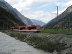 ABDeh 4/10 2013 am 2.8.2012 oberhalb Tsch als Regio 251 nach Zermatt.